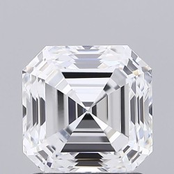 Diament laboratoryjny bezbarwny szlif szmaragdowy kwadratowy, 1.37ct, VVS1, D, IGI, LG622490870